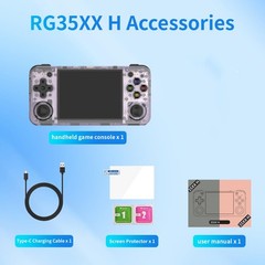 RG35XX H Game Console,3.5 Inch IPS Screen Built-in 64GB+128GB TF Card,with 33…