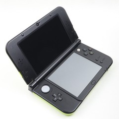 New Nintendo 3DS XL LL Console Lime Black Excellent / Region Free
