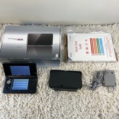 Nintendo 3DS Cosmo Black Handheld Console System CTR-001 Complete in Box CIB