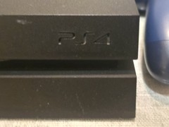 PS4 Console Bundle with 2 Blue DualShock 4 Controllers + 5 Game – Tested Working