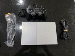 Sony PlayStation 2 PS2 Slim Silver Console Complete. Tested Working 90001 Read