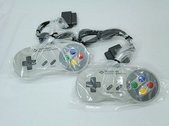 Super Famicom Console & Multi Tap & 5 Controllers Bomberman 2 Nintendo Tested