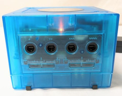 Nintendo GameCube Translucent Funtastic ICE BLUE Gaming Console System Bundle
