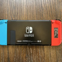 Nintendo Switch HAC-001 Console Neon Red Blue Joy-Cons Tested No Dock/Charger