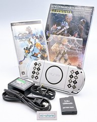 Sony PSP-3000 Console Silver Kingdom Hearts Limited Region Free w/etc -Excellent